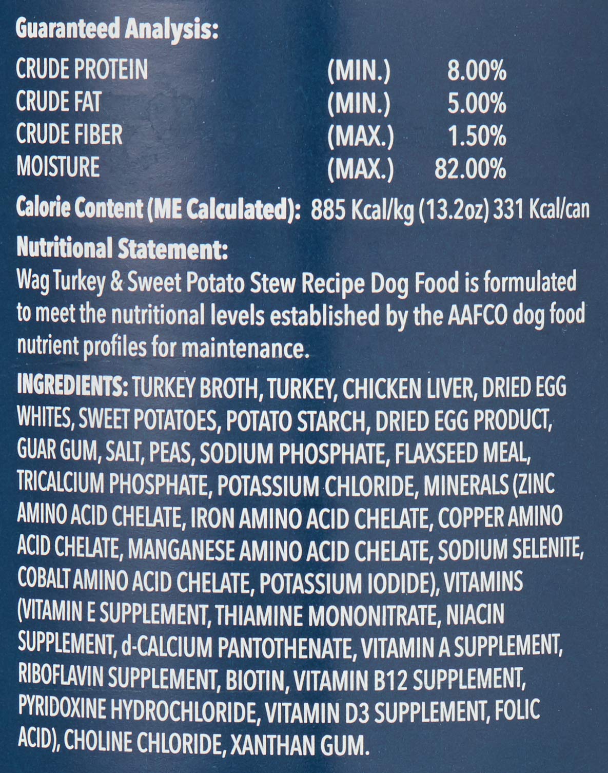 Turkey & Sweet Potato Recipe Canned Dog Food 13.2 oz Can Pack of 12 T677670