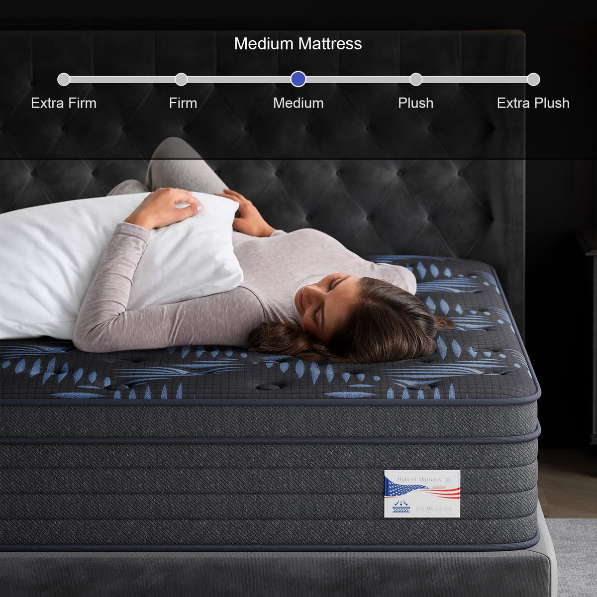 10 Inch Full Medium Firm Hybrid Mattress in a Box N5927