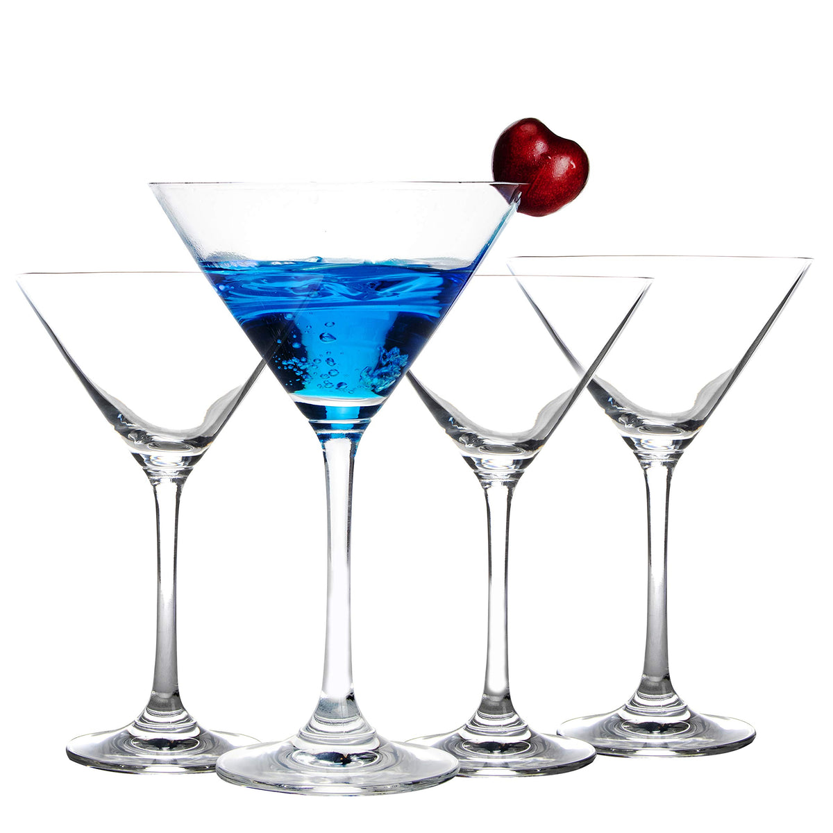 Clear 9 Ounce Set of 4 Martini Cocktail Glasses P510