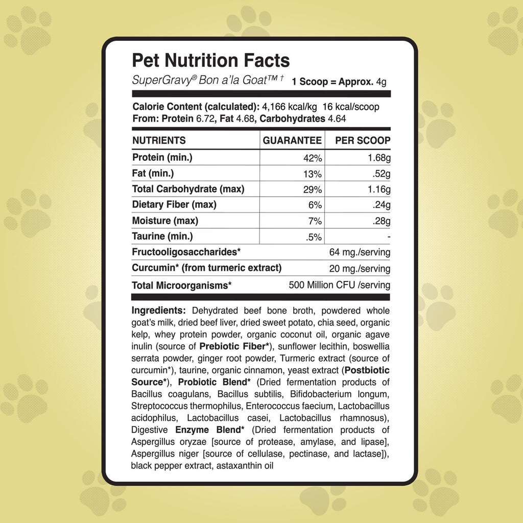 Goat Yogurt Cheese Blend Dog Food Topper 9 oz 60 Scoop L591
