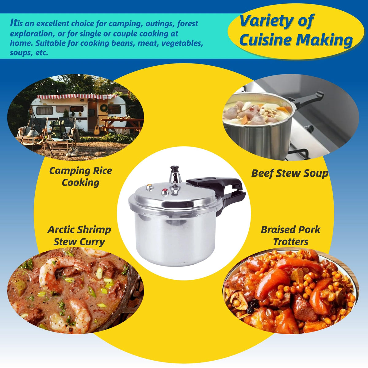 3L Stainless Steel Pressure Cooker N456