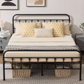 Full Metal Platform Bed Frame with Headboard and Footboard T698