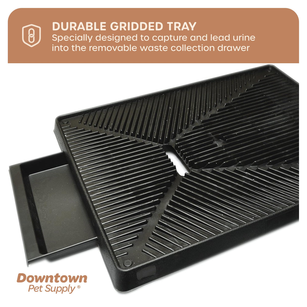 Dog Grass Pad with Tray 20 x 25 with Drawer L243