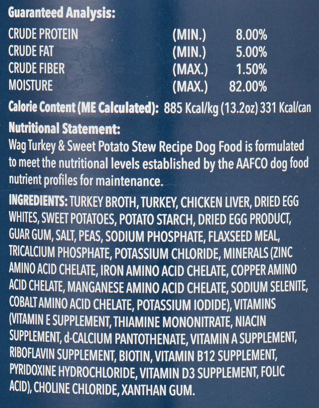 Turkey & Sweet Potato Recipe Canned Dog Food 13.2 oz Can Pack of 12 T677670