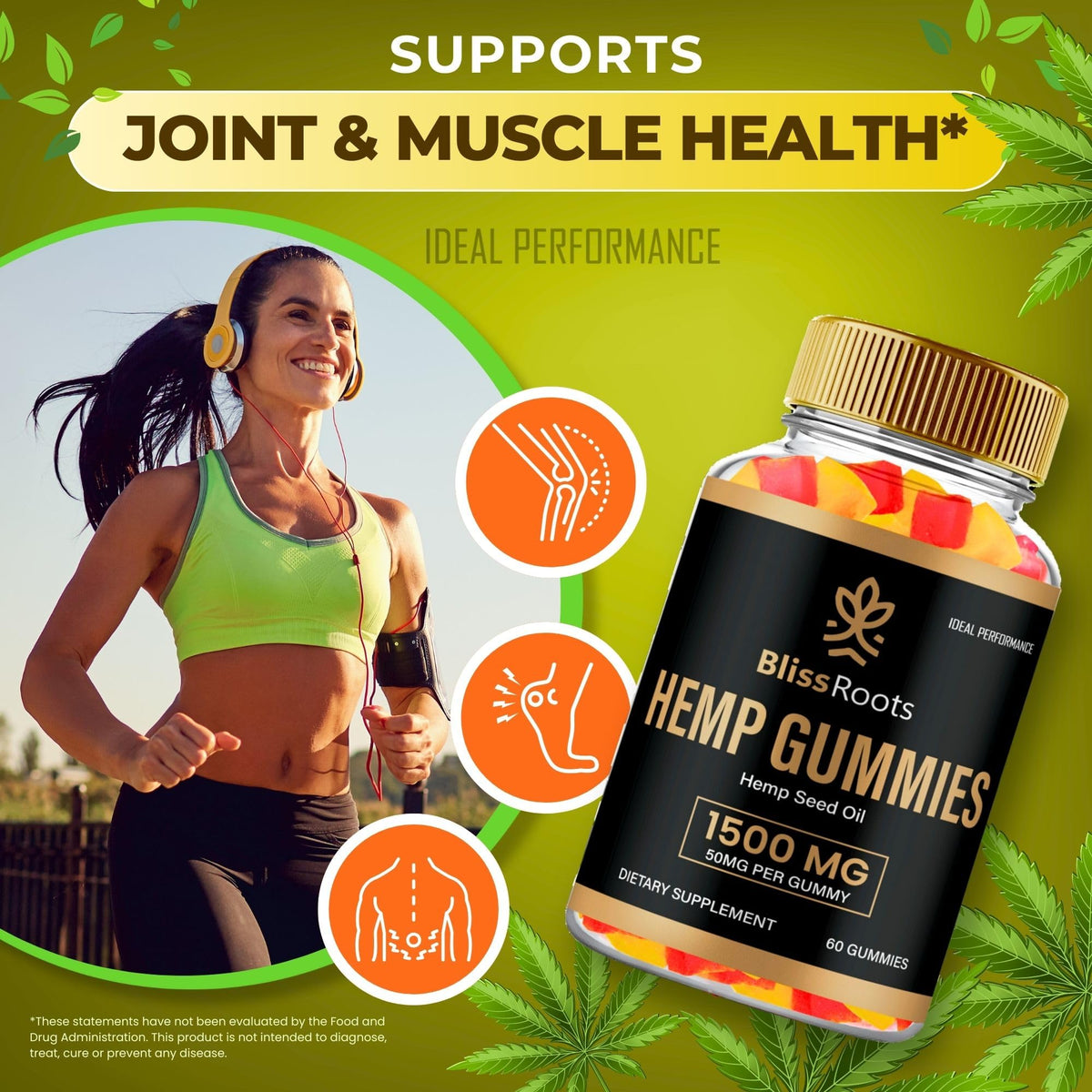 Hemp Gummies with Hemp Seeds Organic Extract 2 Pack E2561