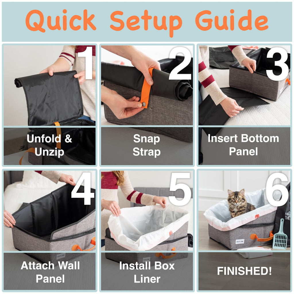 Travel Litter Box for Cats O543982
