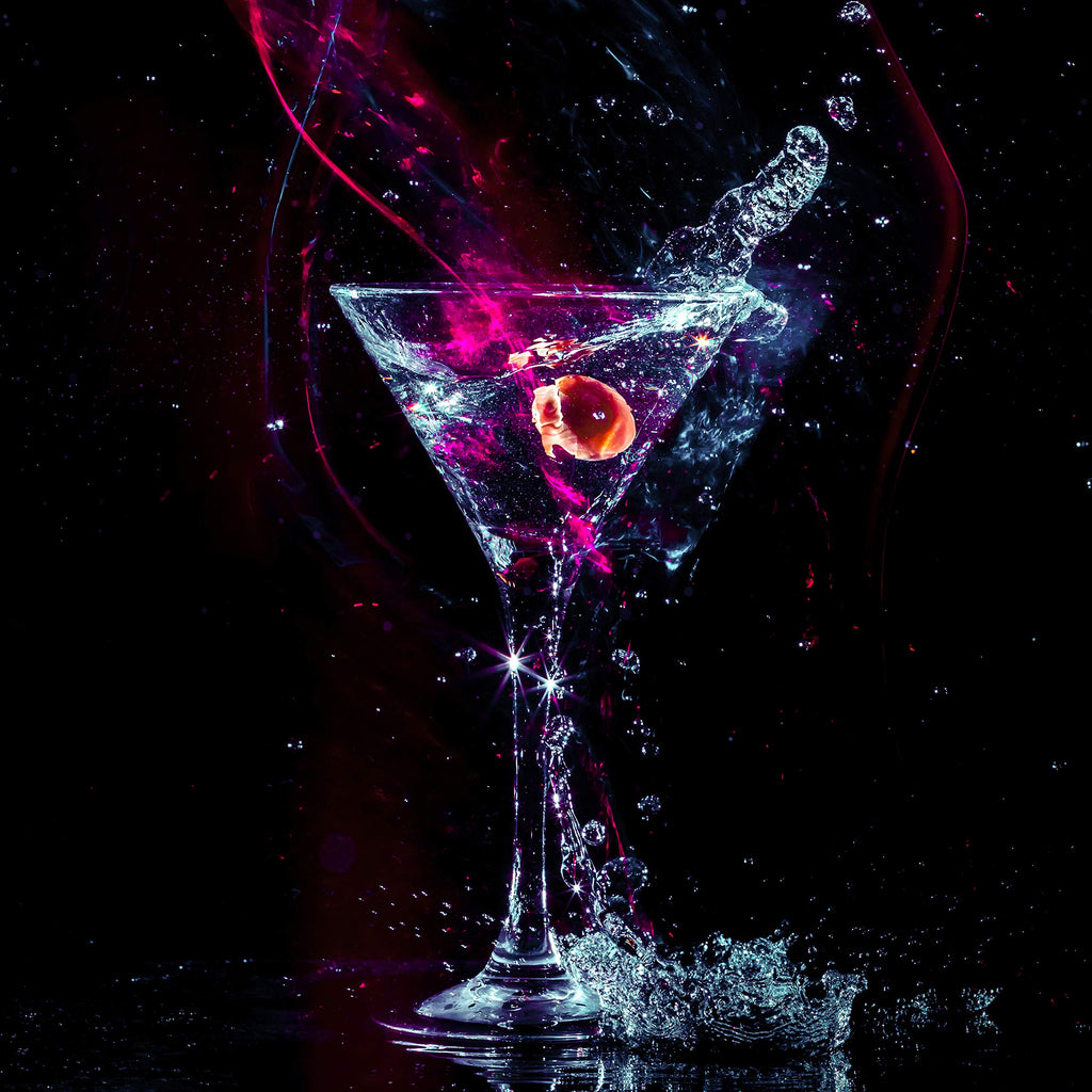 Clear 9 Ounce Set of 4 Martini Cocktail Glasses P510