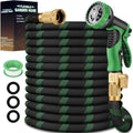 100 ft Lightweight Flexible Garden Hose with 10-Function Nozzle K124663