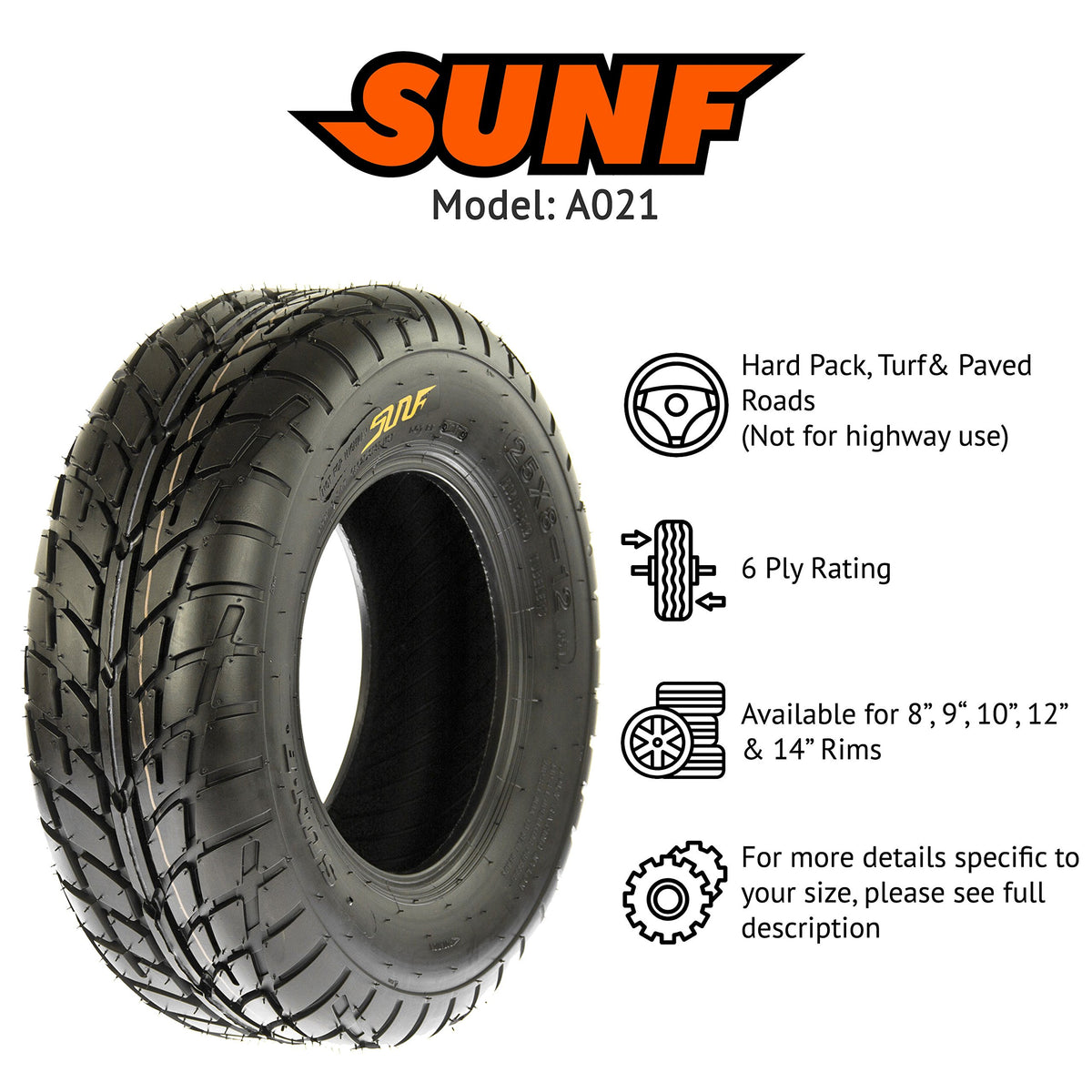 19x7-8 Tubeless 6 Ply M177734
